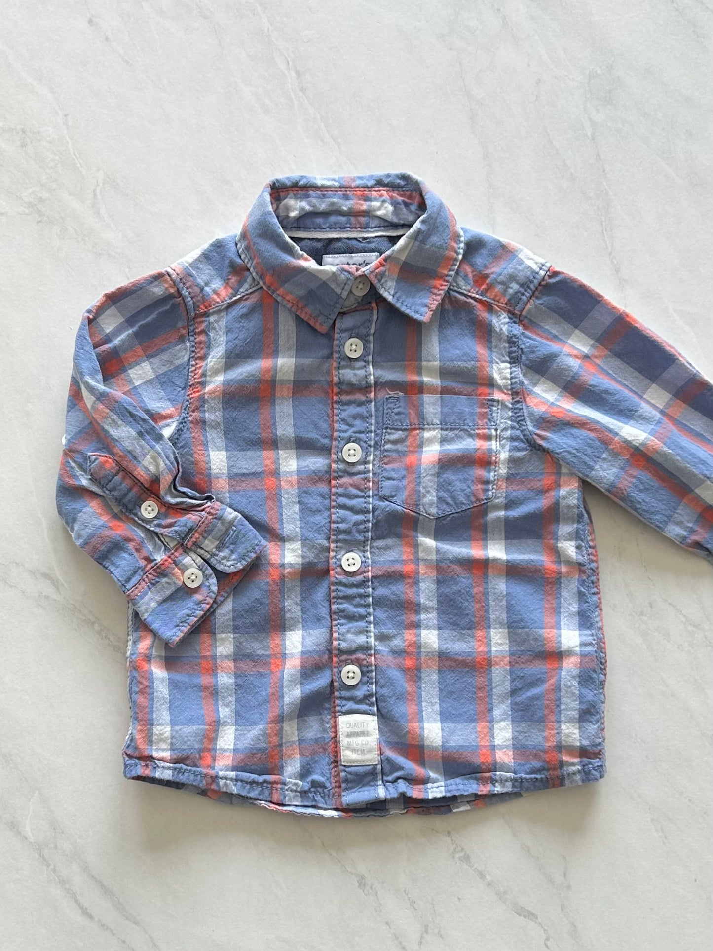 Chemise manches longues - Carters - 6 mois