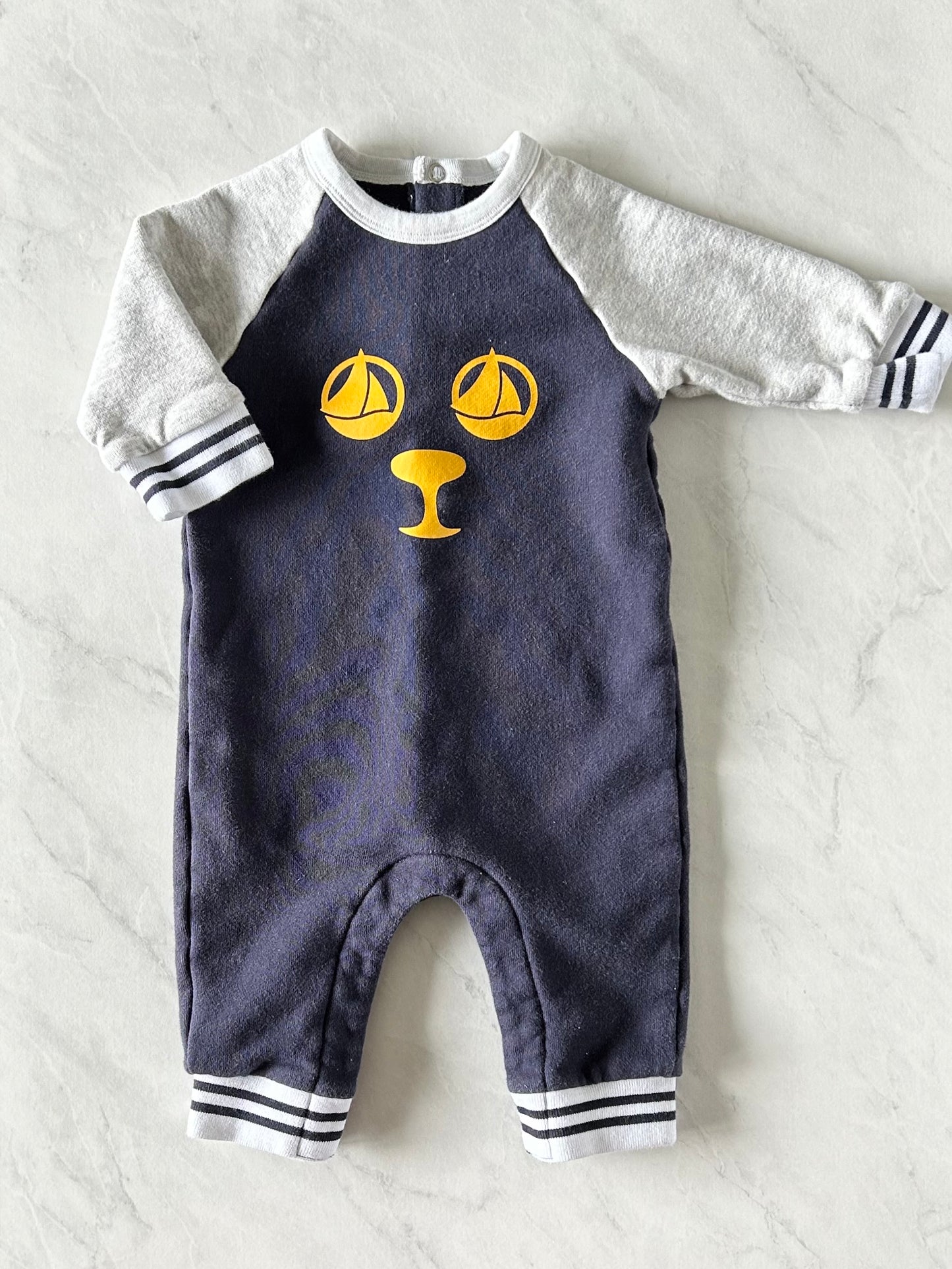 One piece en coton ouaté - Petit Bateau - 6 mois