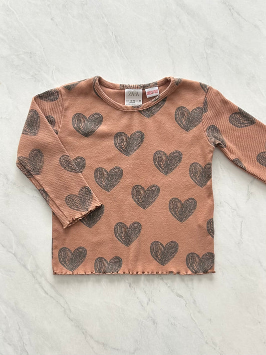 Chandail côtelé - Zara - 12-18 mois