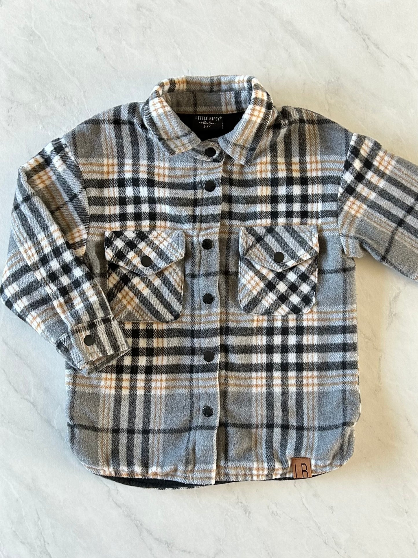 Veste carreauté en flanelle - Little Bipsy - 2-3 ans