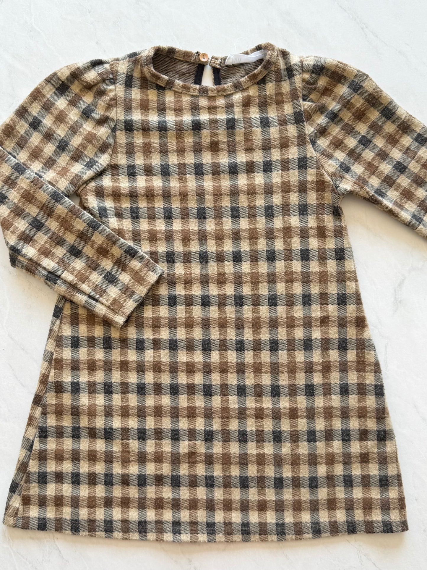 Robe manches longues - Zara - 6 ans (légèrement mousseux)