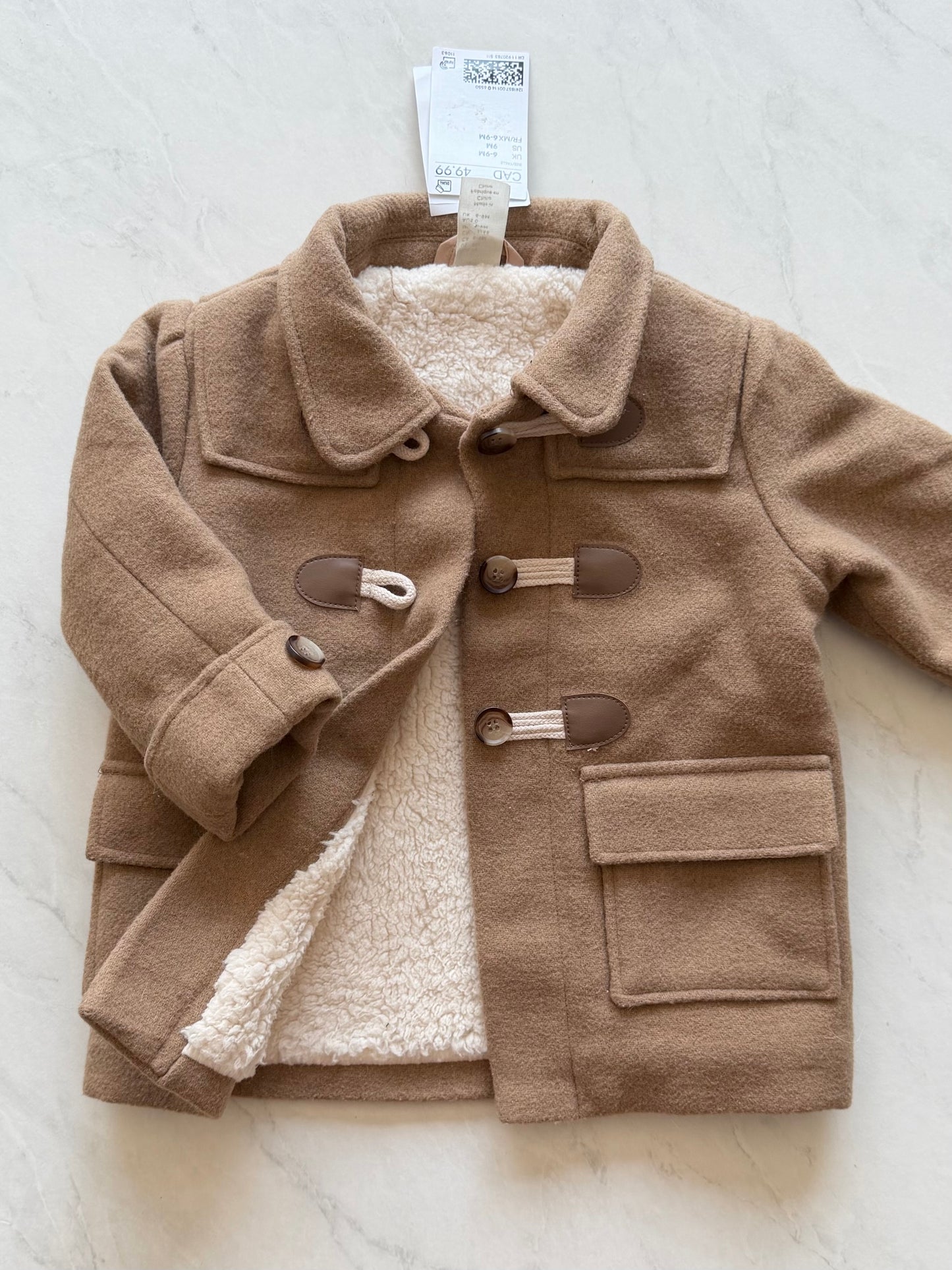 NEUF Manteau mi saison - H&M - 6-9 mois