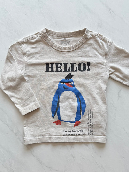 *Imparfait* Chandail manches longues - H&M - 2-4 ans