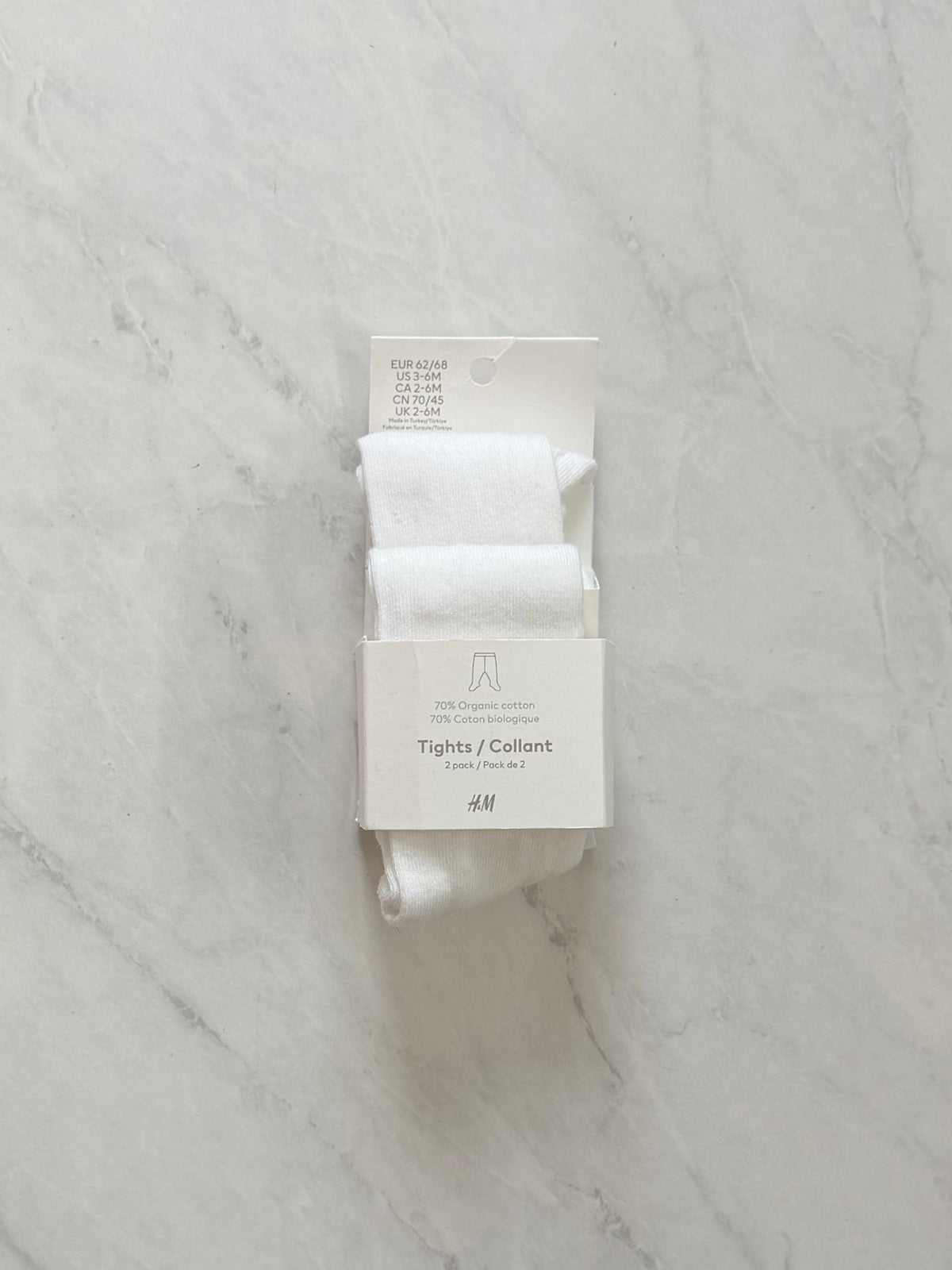 NEUF Paquet de 2 collant - H&M - 2-6 mois