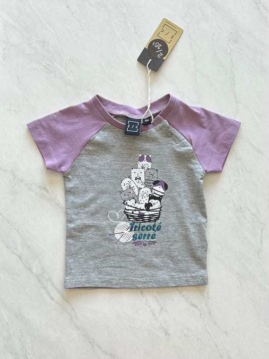 NEUF T-shirt - Z/C - 3 mois