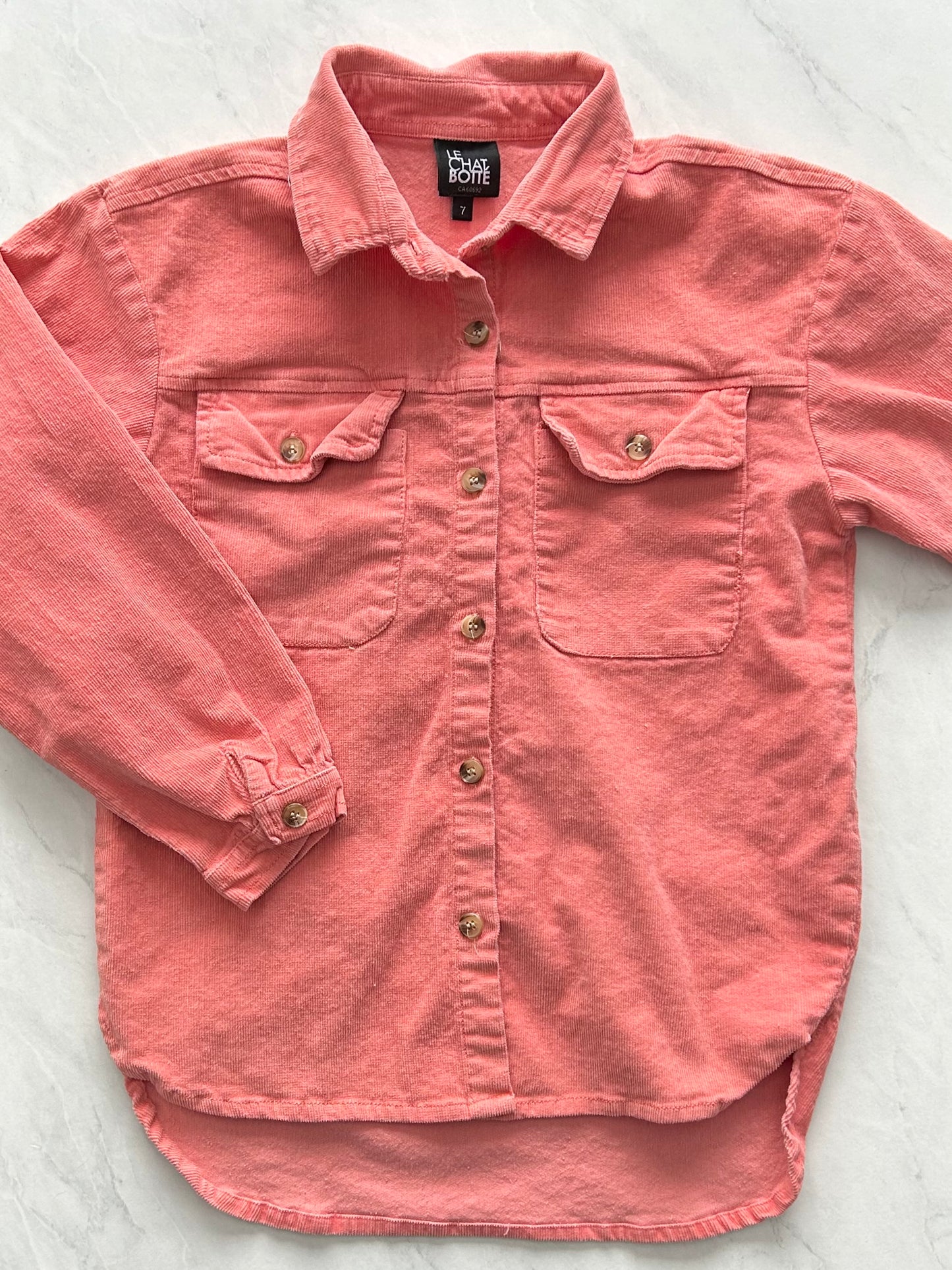 Chemise en corduroy - Le Chat Botté - 7 ans