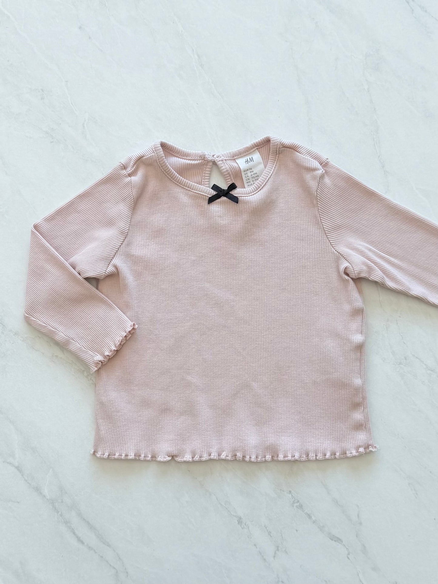 *Imparfait* Chandail côtelé - H&M - 6-9 mois