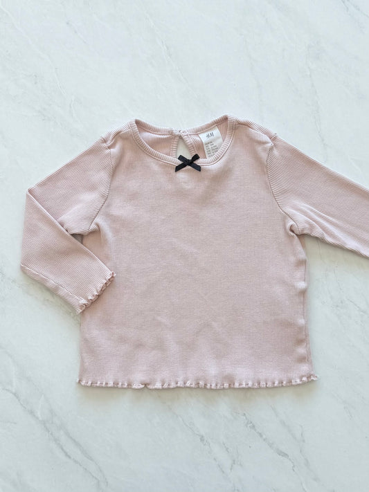 *Imparfait* Chandail côtelé - H&M - 6-9 mois