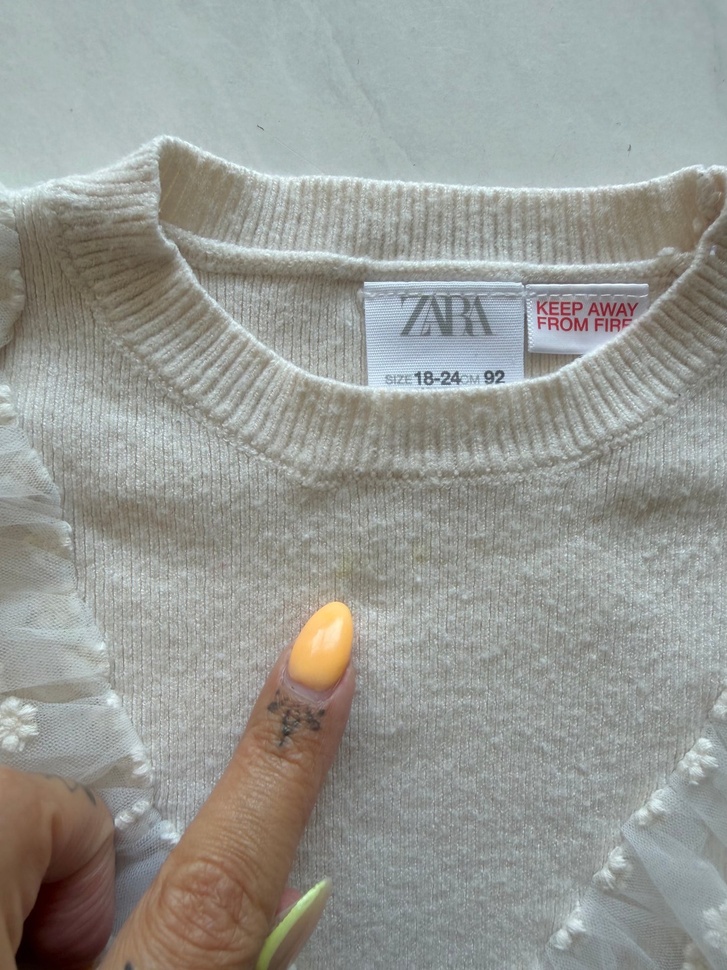 *Imparfait* Pull en mailles - Zara - 18-24 mois