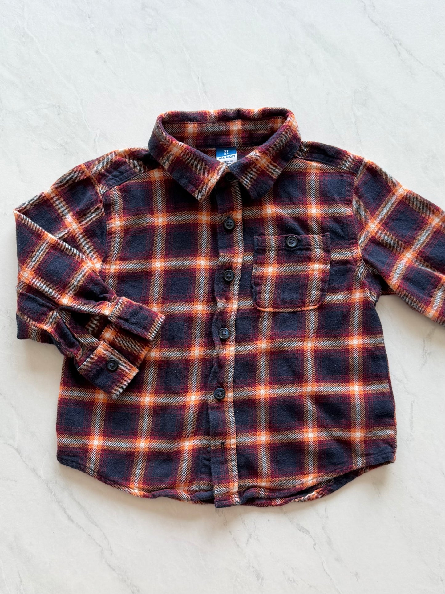 Chemise - Old navy - 3T (bouton manquant au bas)