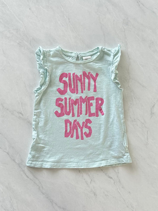 Haut sans manches - H&M - 9-12 mois