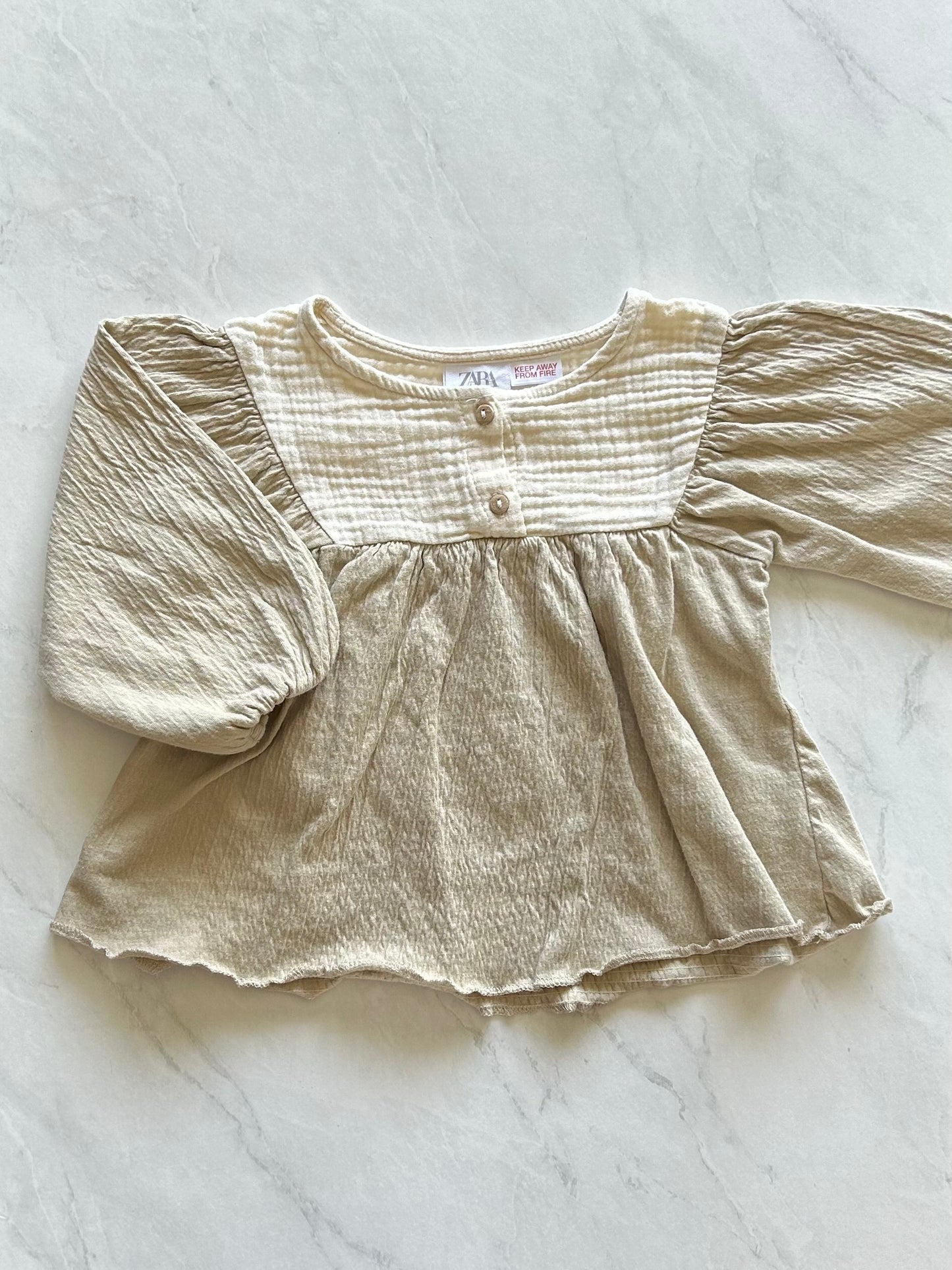 *Imparfait* Haut manches longues - Zara - 18-24 mois