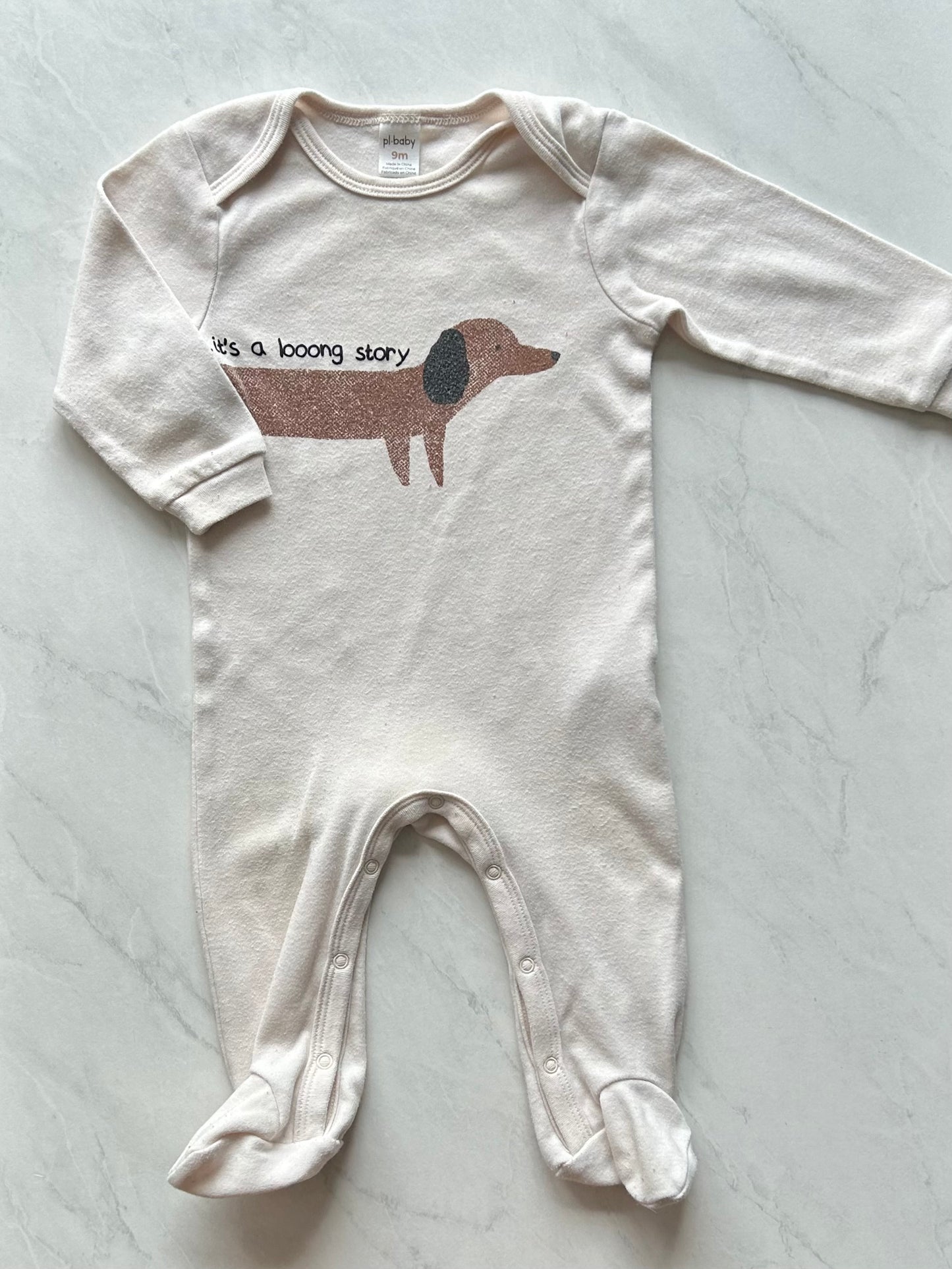 *Imparfait* Pyjama à pattes - PL Baby - 9 mois