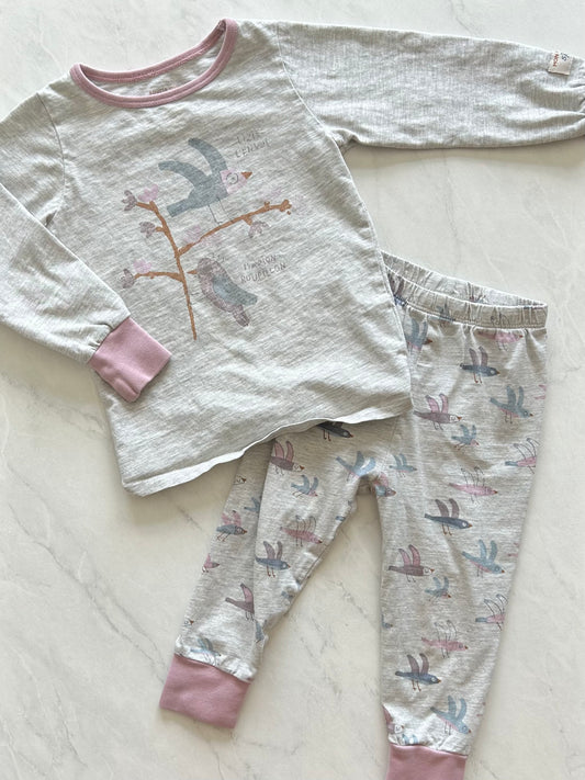 Pyjama 2 pièces - Souris mini - 12-18 mois (dessin pâli)