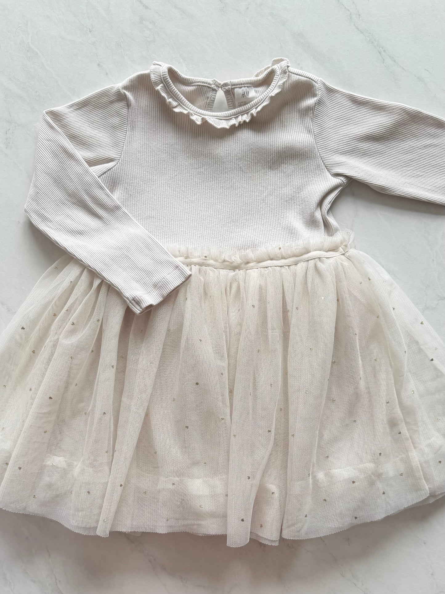 *Imparfait* Robe manches longues - H&M - 18-24 mois