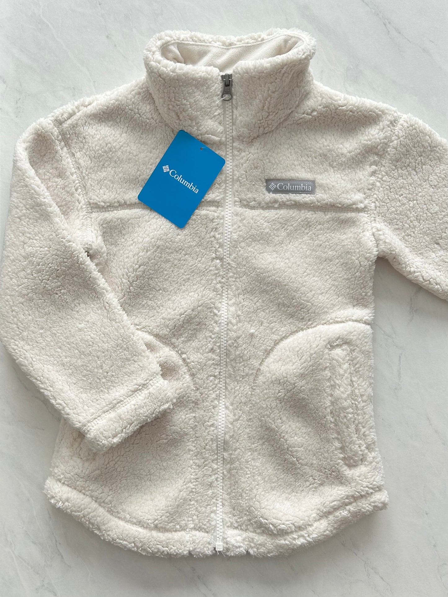 NEUF Manteau mi saison style sherpa - Columbia - 6 ans (valeur 69,99$)