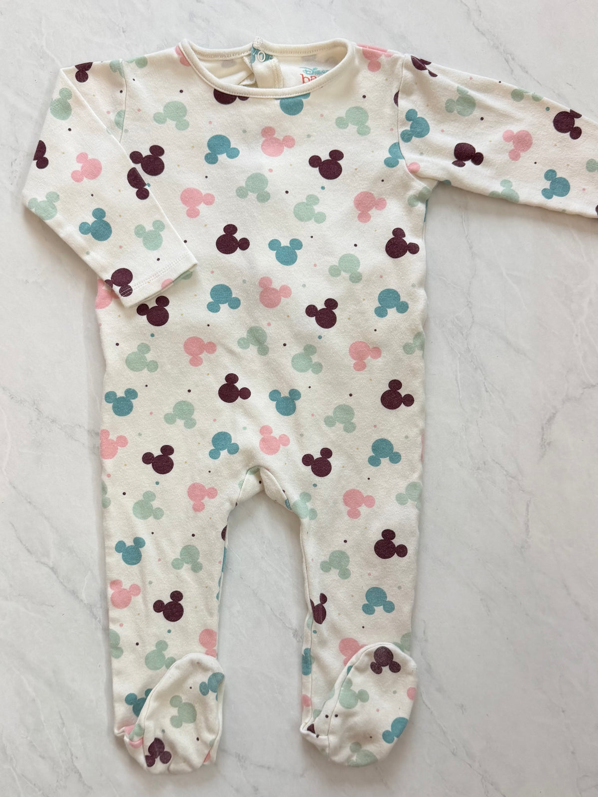 Pyjama à pattes - Disney Baby - 24 mois (ouvert à l’arrière, voir 2e photo)