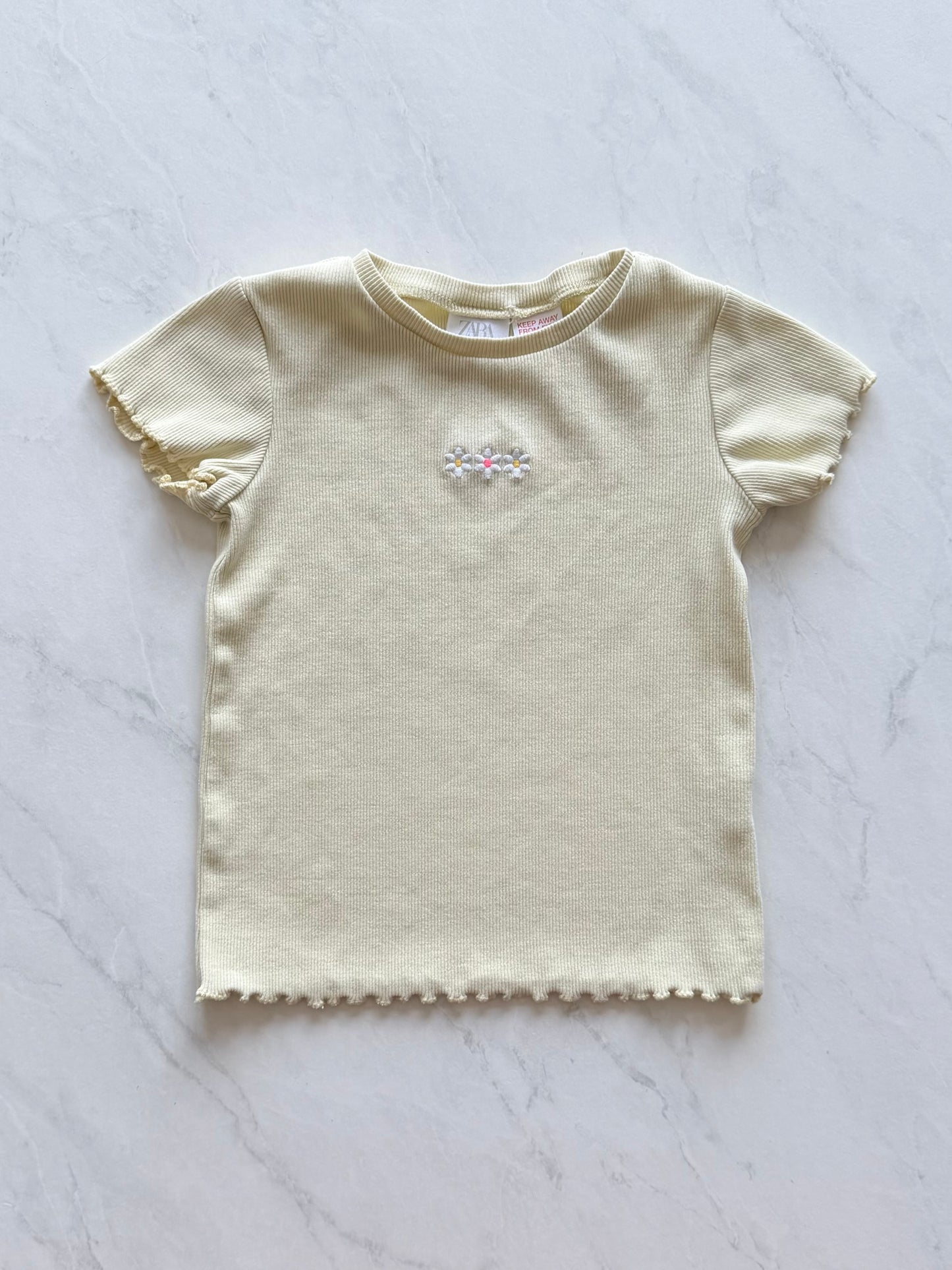 *Imparfait* T-shirt côtelé - Zara - 3 ans