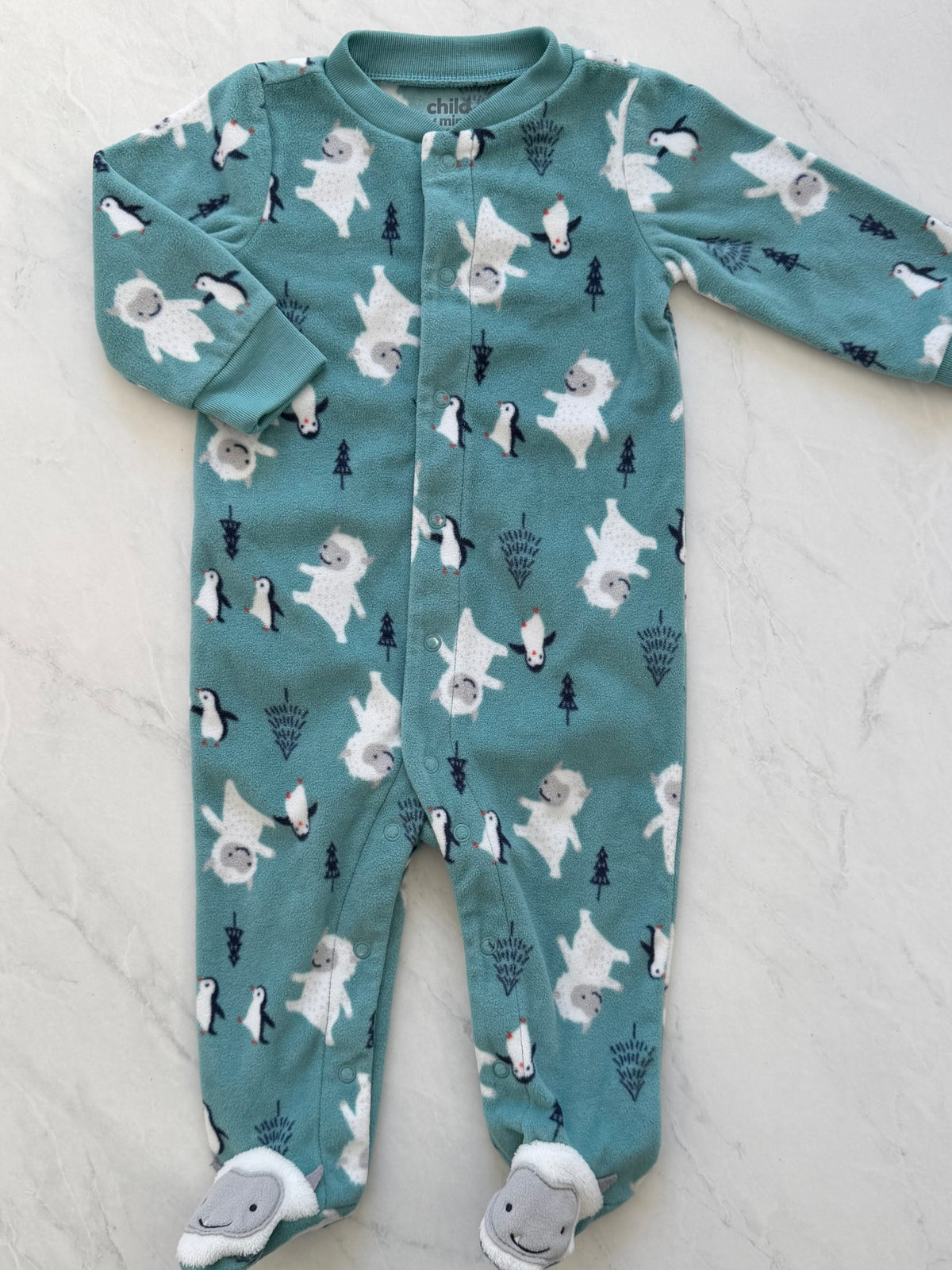 Pyjama à pattes en polar - Carters - 6-9 mois