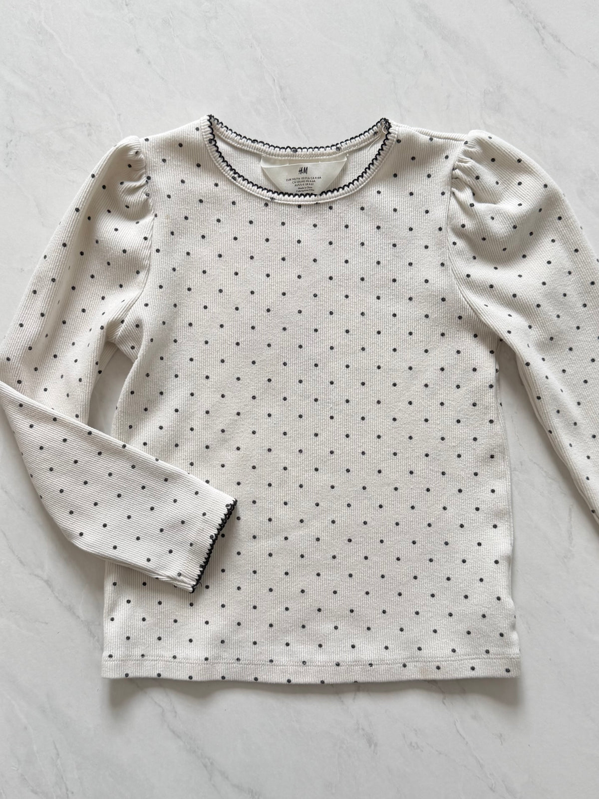 *Imparfait* Chandail côtelé - H&M - 4-6 ans
