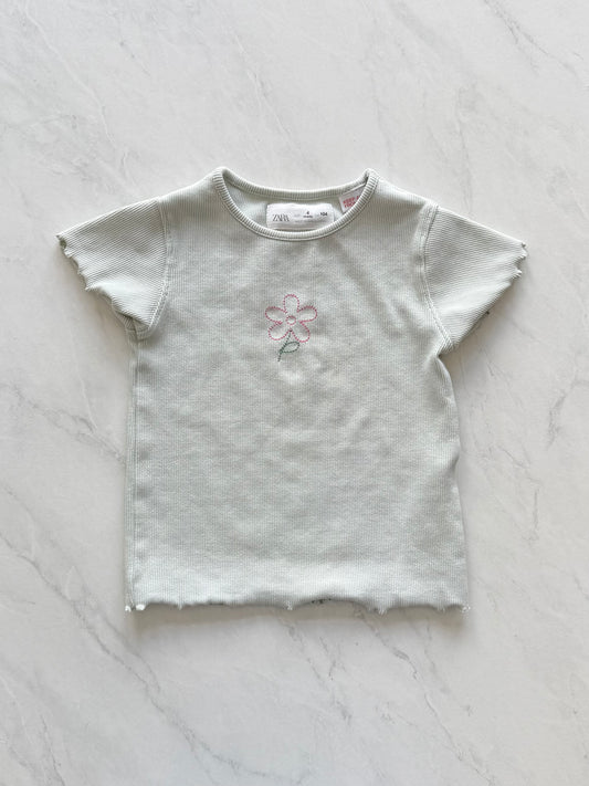 *Imparfait* T-shirt côtelé - Zara - 4 ans