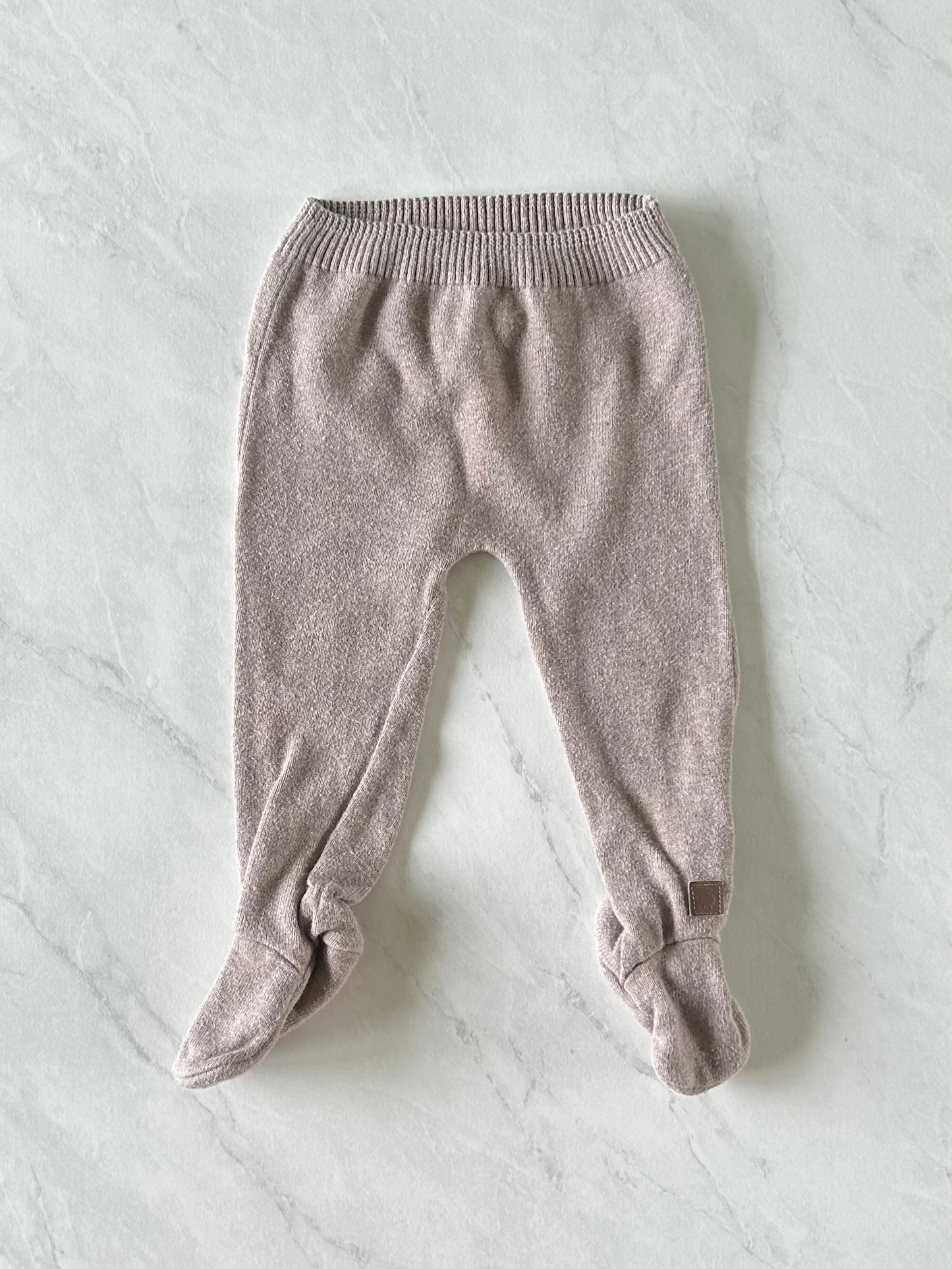 Pantalon à pattes en mailles - Trois moutons - 6 mois