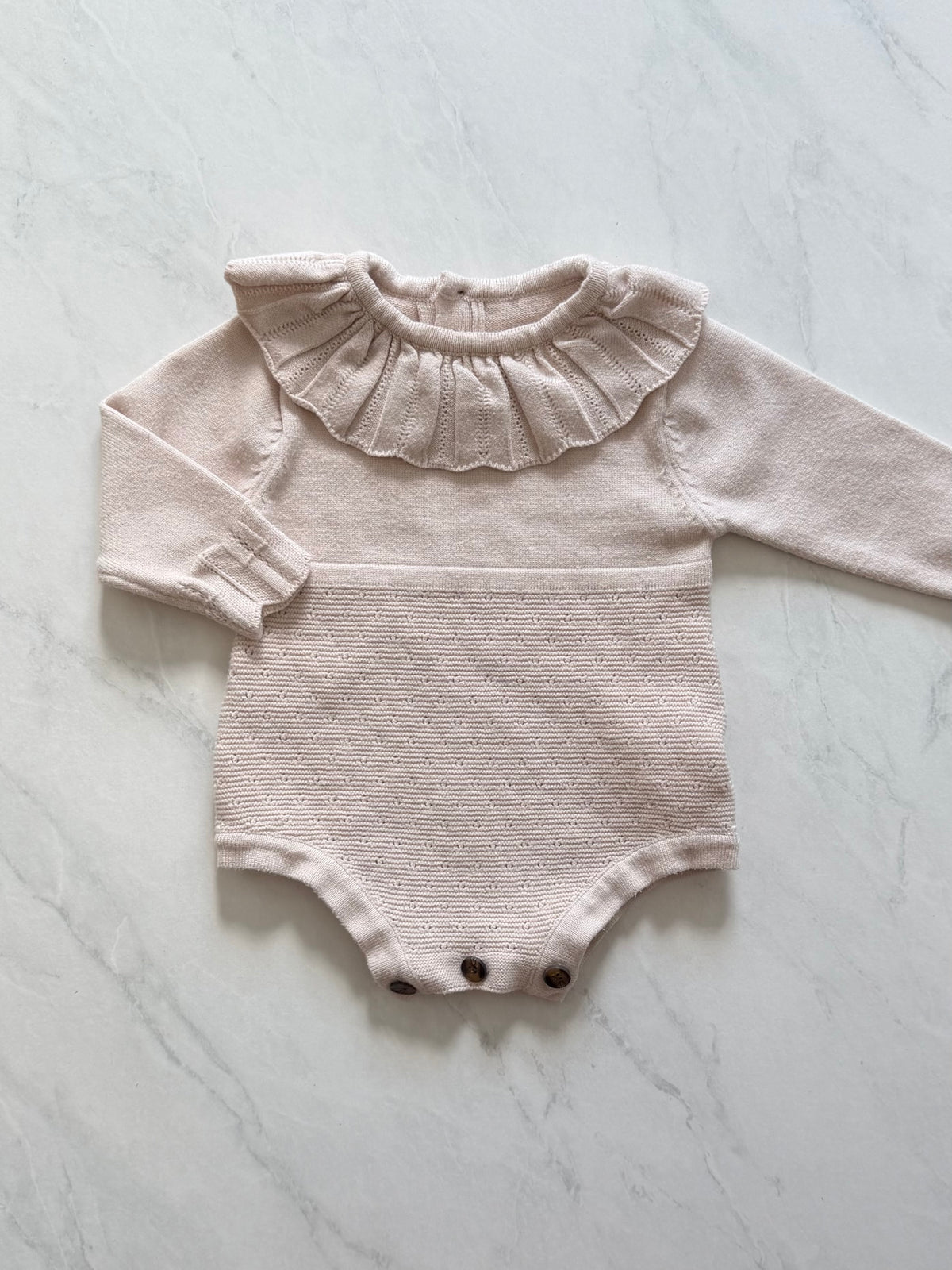 Barboteuse en mailles - aucune marque - 1-3 mois