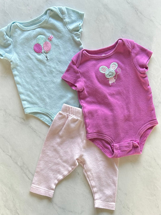 Ensemble 3 pièces - Rococo - 6 mois