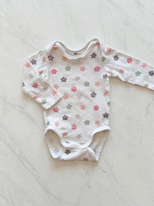 Cache couche manches longues - H&M - 4-6 mois