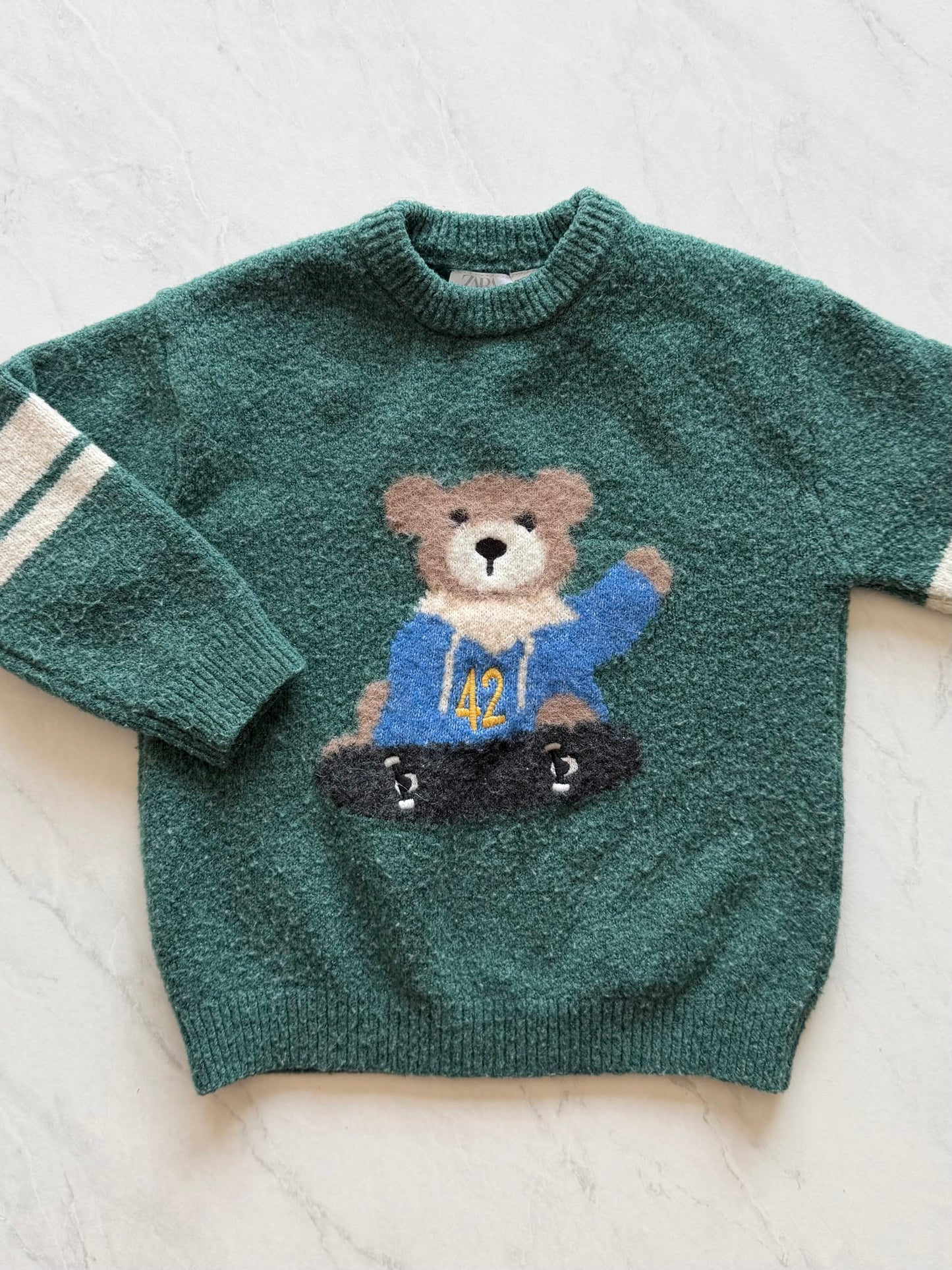 Pull en mailles - Zara - 3 ans (mousseux)