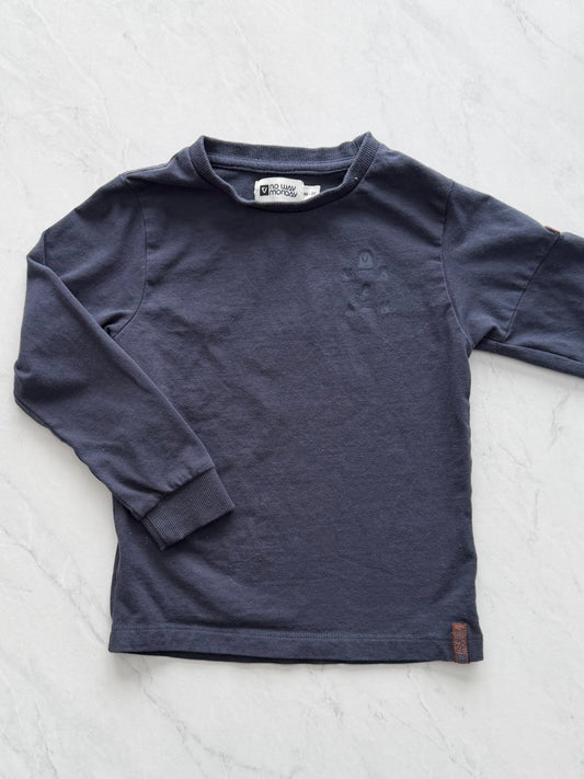 Chandail manches longues - No way monday - 3 ans