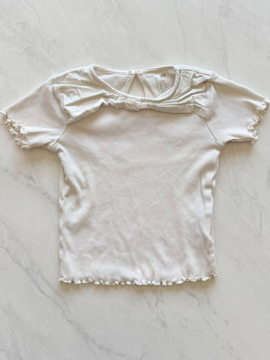 *Imparfait* T-shirt côtelé - H&M - 2-3 ans