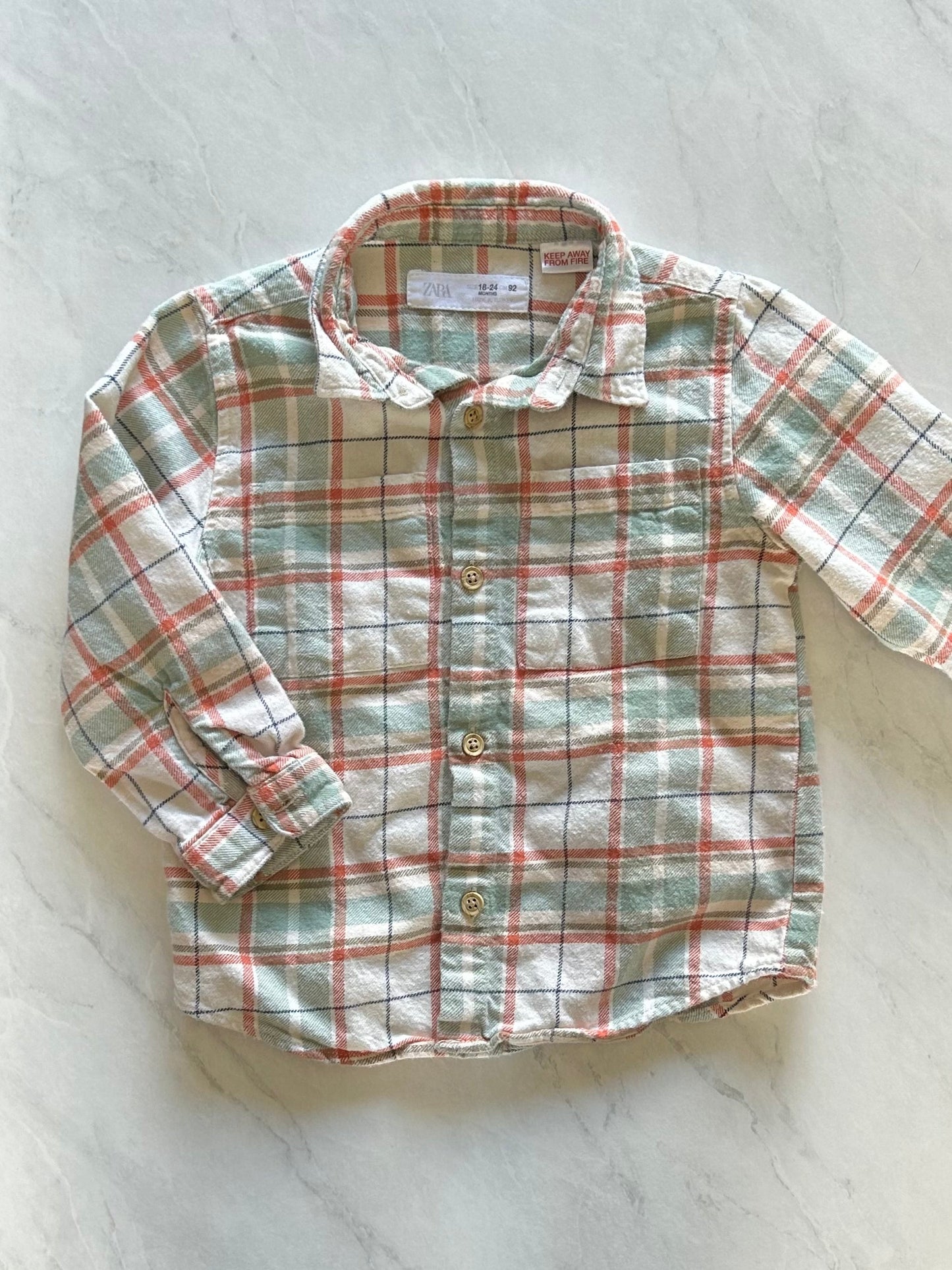 Shirt - Zara - 18-24 months