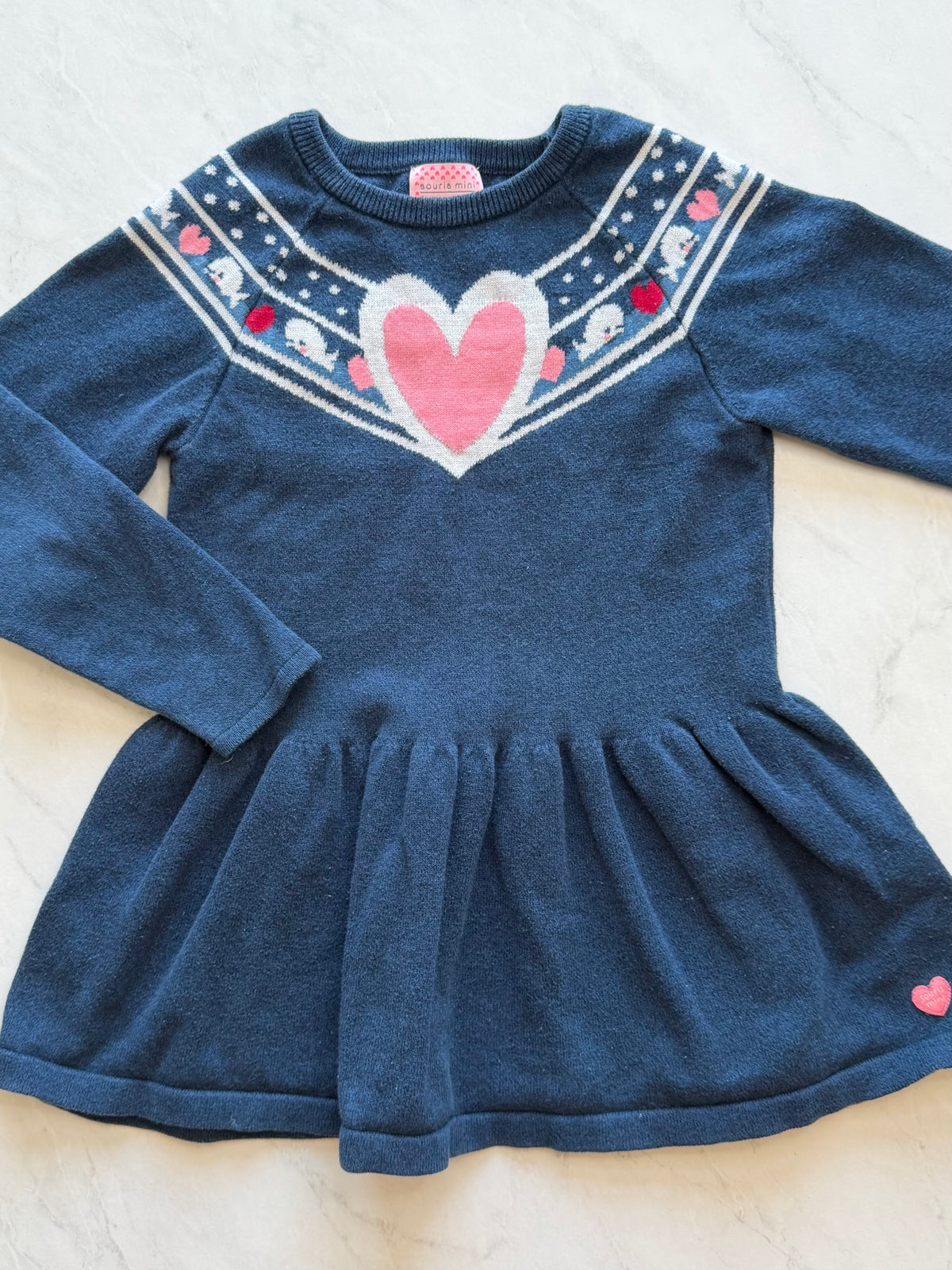 Robe en mailles - Souris Mini - 5 ans