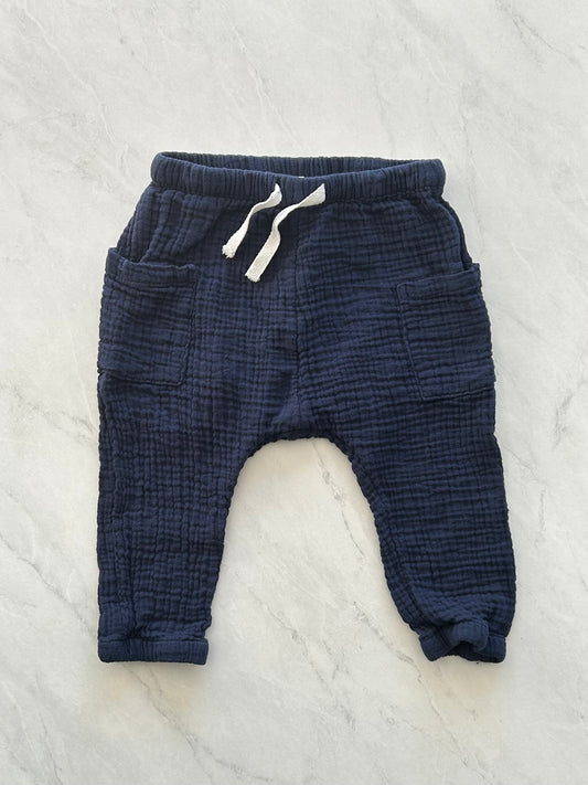 Pantalon en coton mousseline - H&M - 9-12 mois