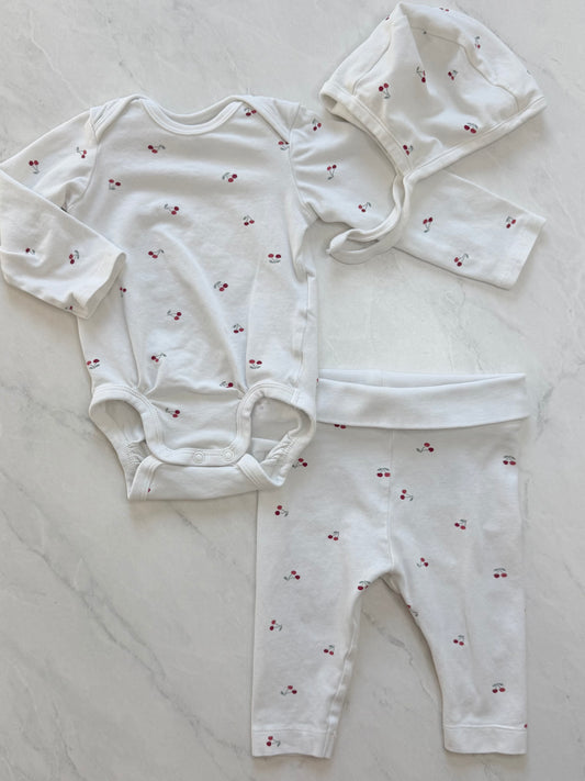 Ensemble 3 pièces - H&M - 2-4 mois