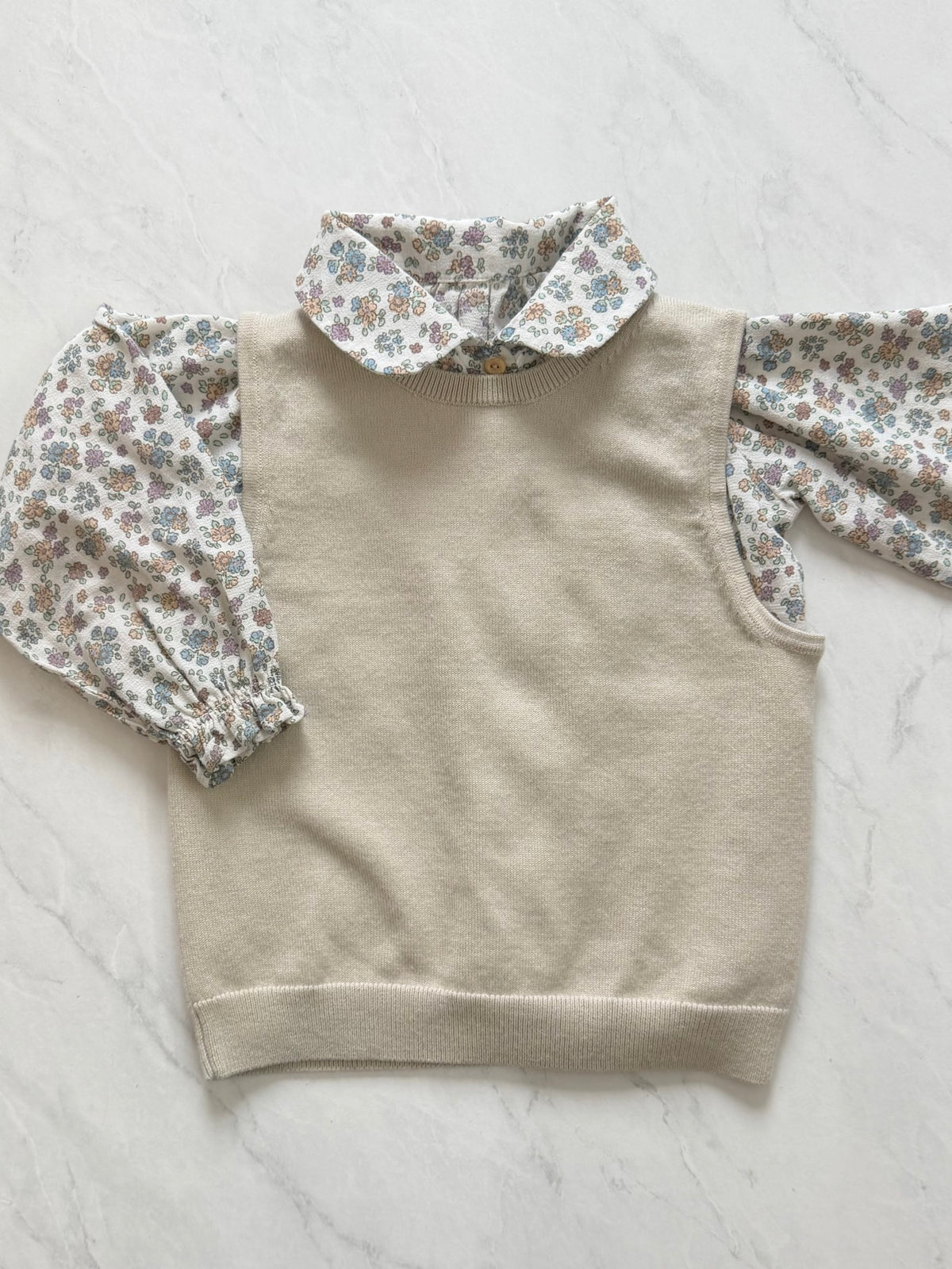 Duo blouse & débardeur - 2-3 ans