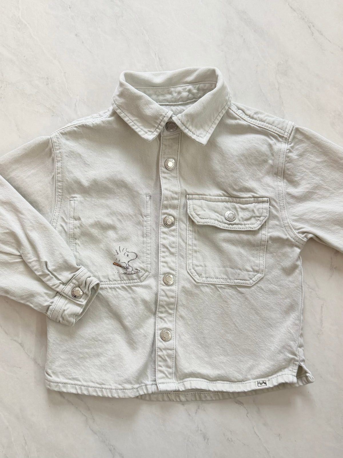 Veste en jeans - Zara X Peanuts - 2-3 ans (étiquette coupée)