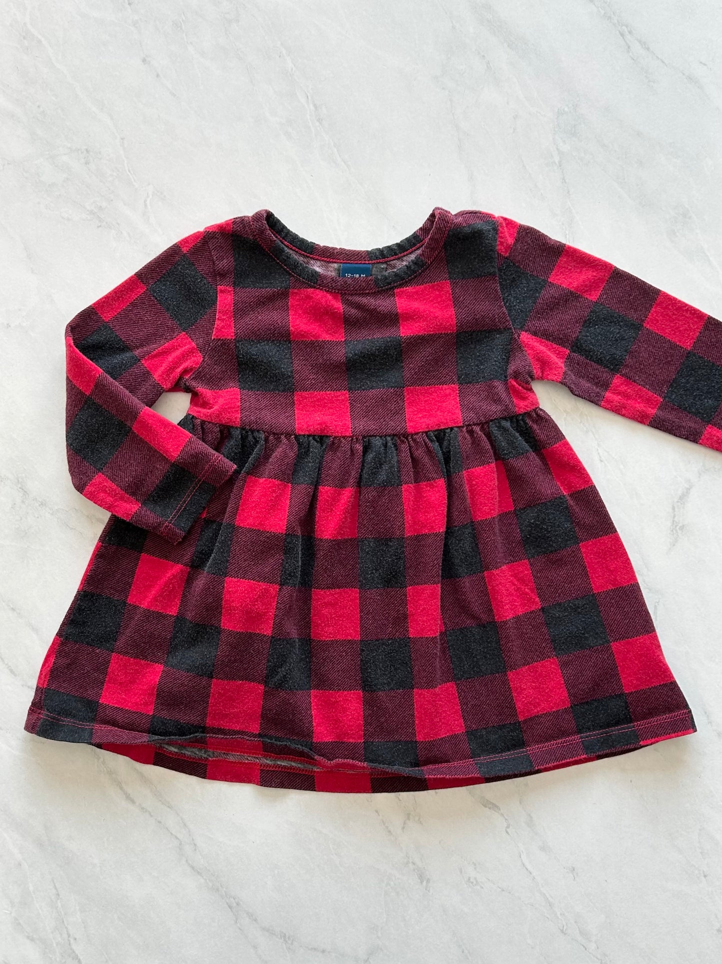 Robe manches longues - Old navy - 12-18 mois (légèrement mousseux)