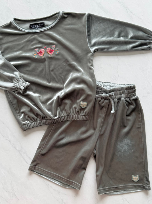 *Imparfait* Ensemble 2 pièces en velours - Souris Mini - 12-18 mois
