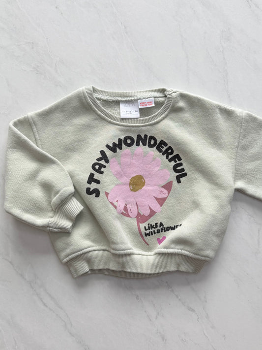 *Imparfait* Crewneck - Zara - 9-12 mois