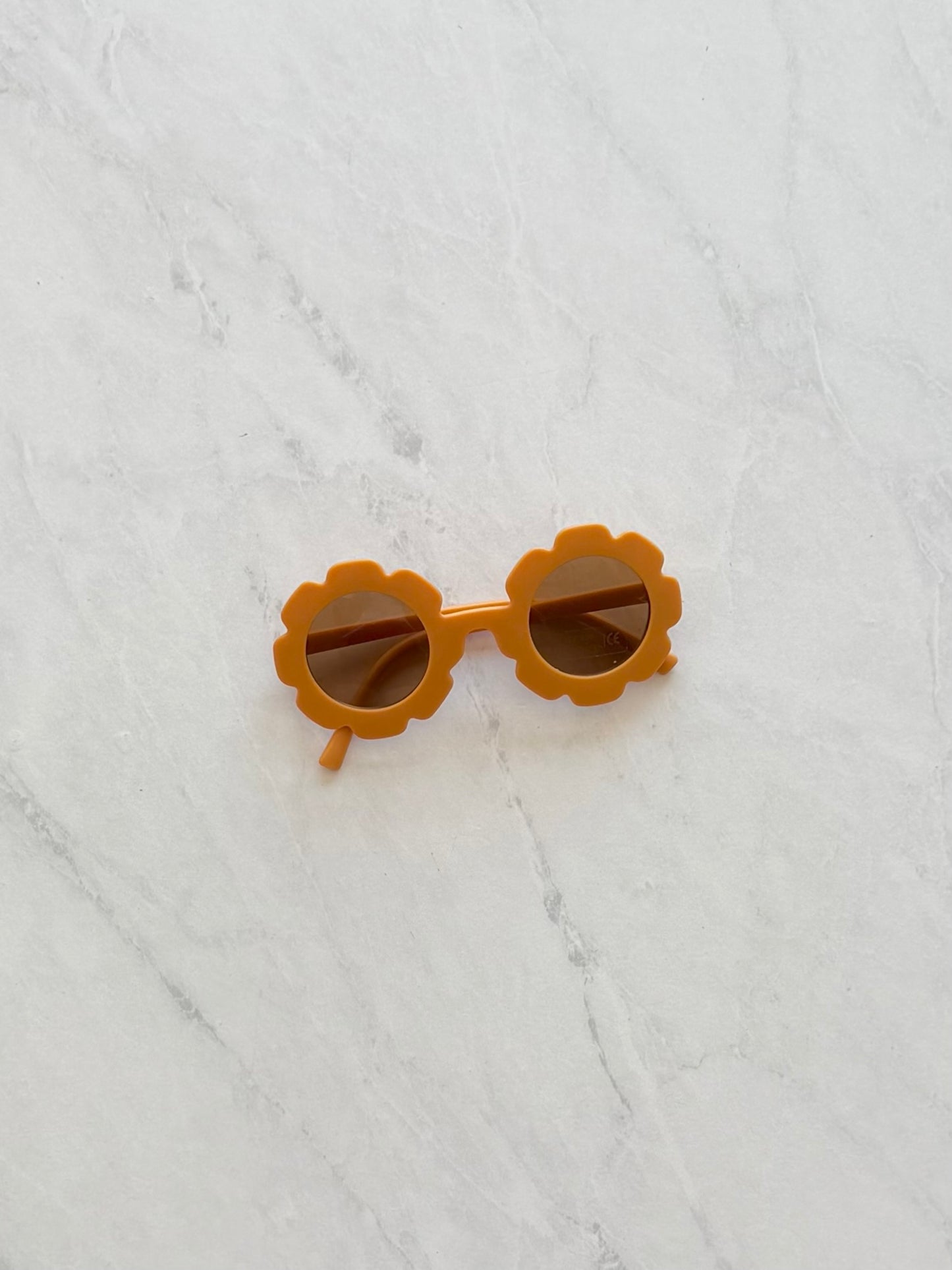 Lunette de soleil fleur - Jaune