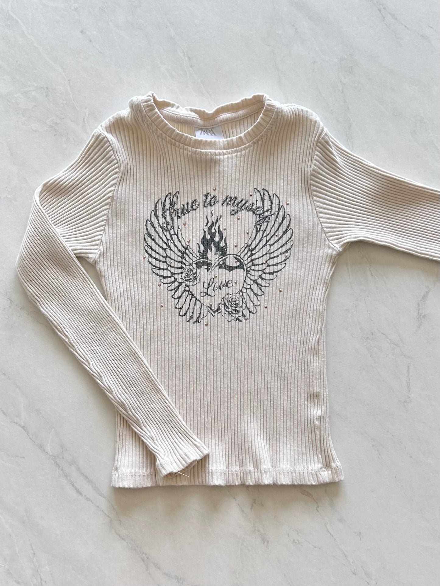 Chandail côtelé - Zara - 6-7 ans