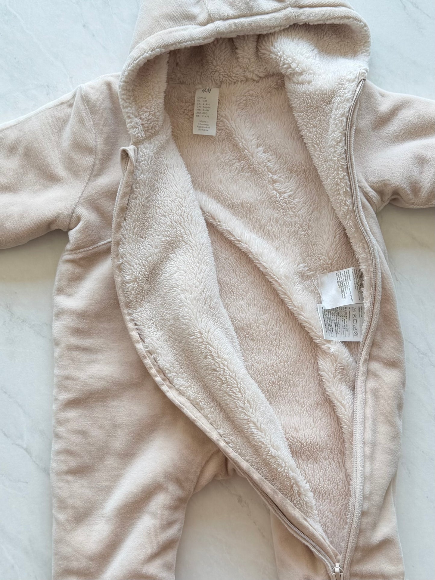 Manteau une pièce mi saison - H&M - 2-4 mois