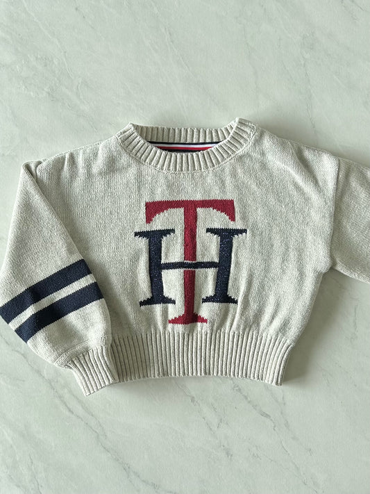 Pull en mailles - Tommy Hilfiger - 2T (fait court)