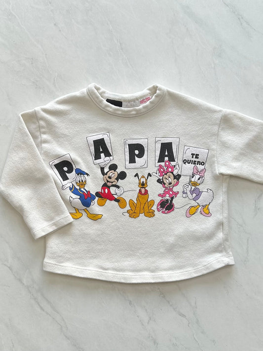 *Imparfait* Chandail manches longues - Zara X Disney - 12-18 mois