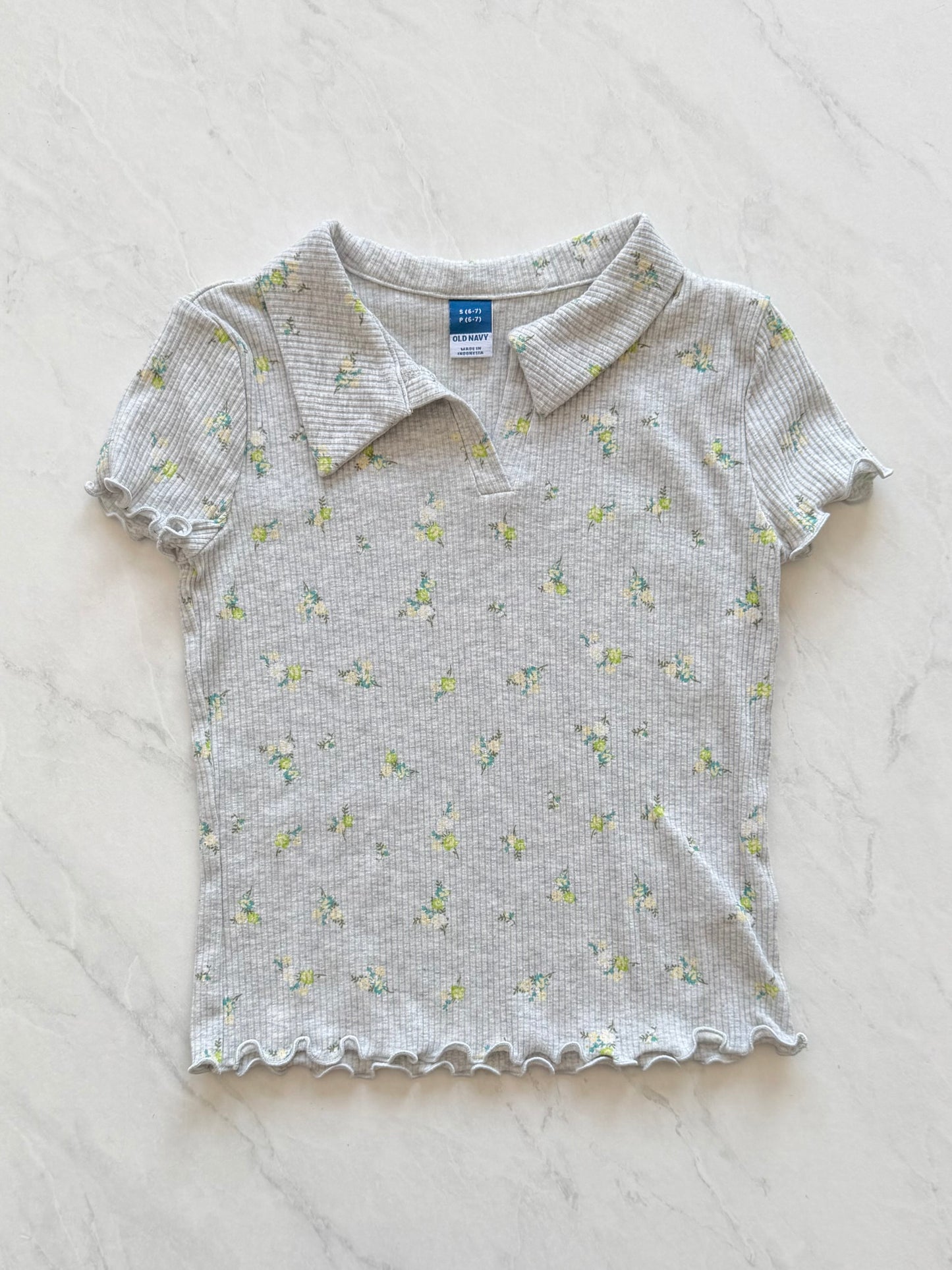 T-shirt côtelé - Old navy - 6-7 ans