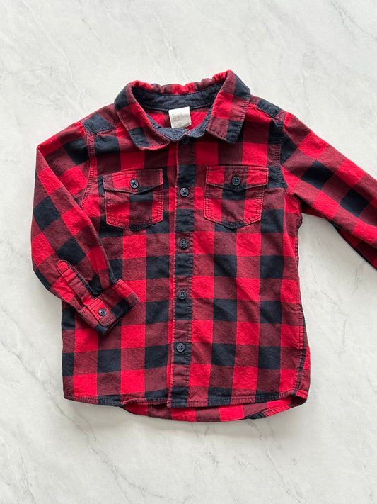 Chemise manches longues - H&M - 12-18 mois