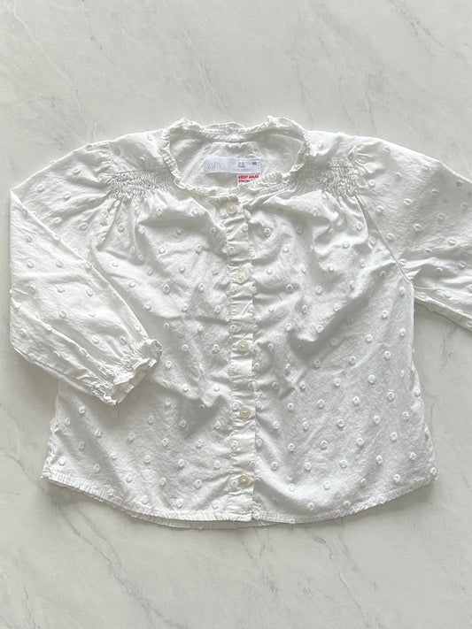 Blouse en coton - Zara - 2-3 ans