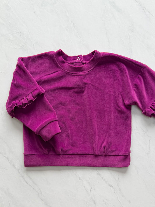 Crewneck en velours - George - 18-24 mois